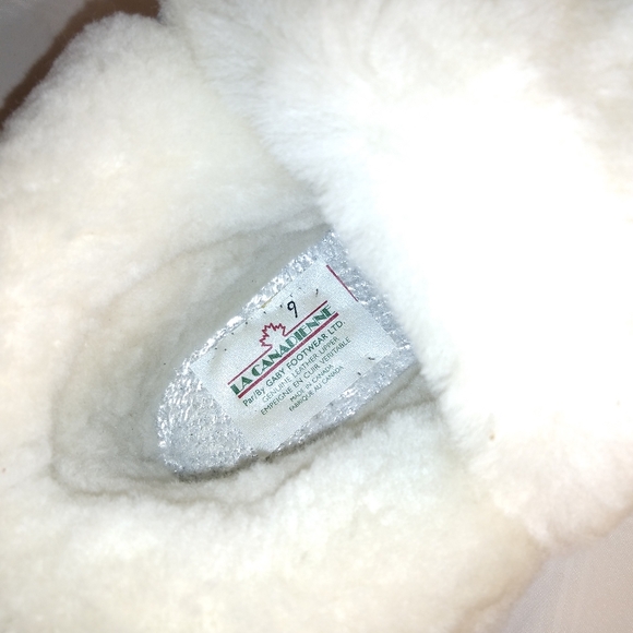 La Canadienne Shearling Winter Boot Booties VINTAGE 1996 CLSC Sz 9 M New in Box - Picture 5 of 8